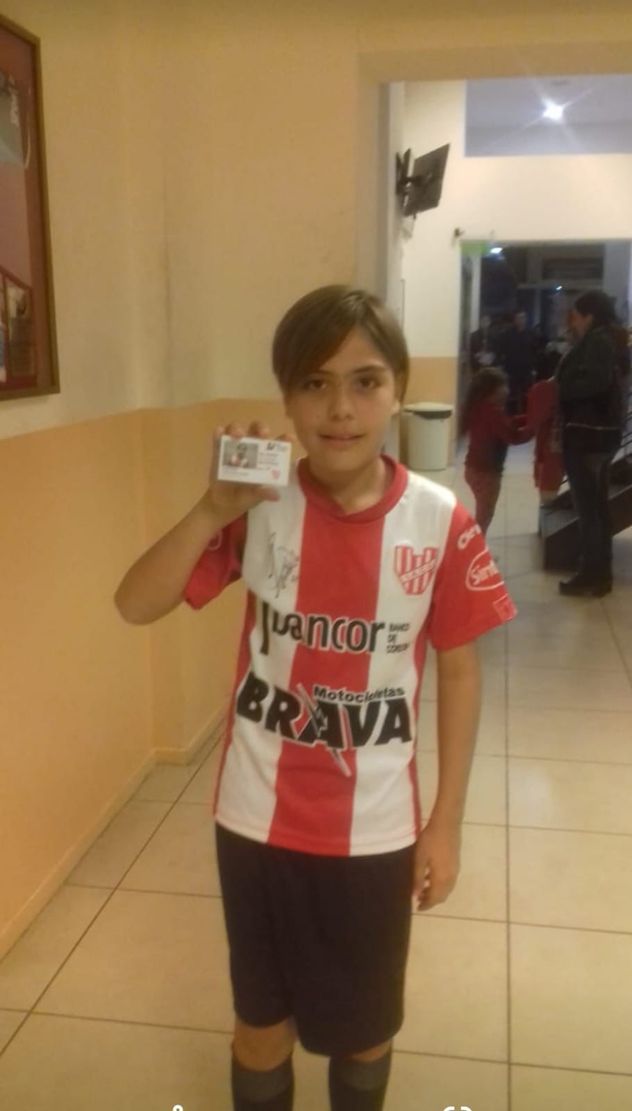Santiago Martínez. Estuvo de chico en las Cebollitas de Instituto.