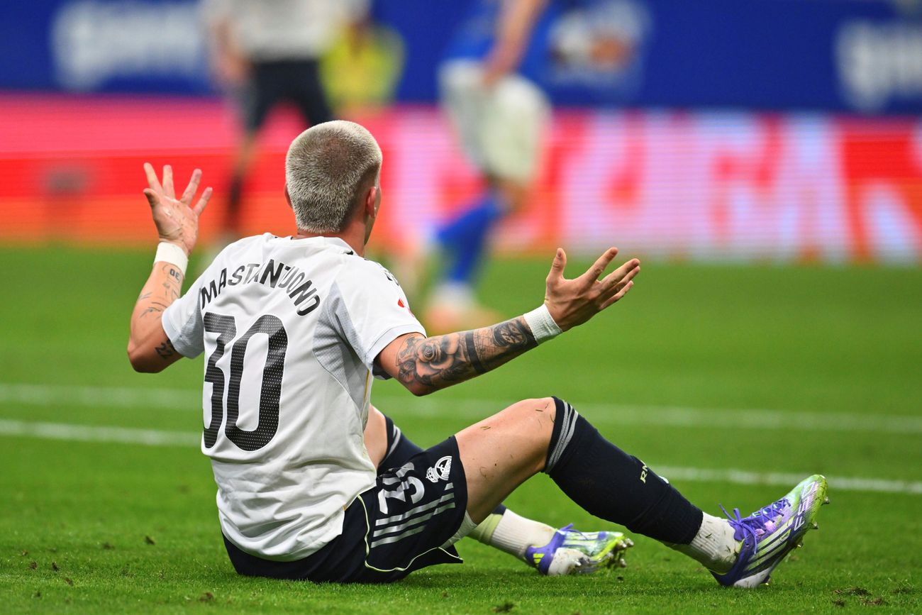 Franco Mastantuono, jugador del Real Madrid.