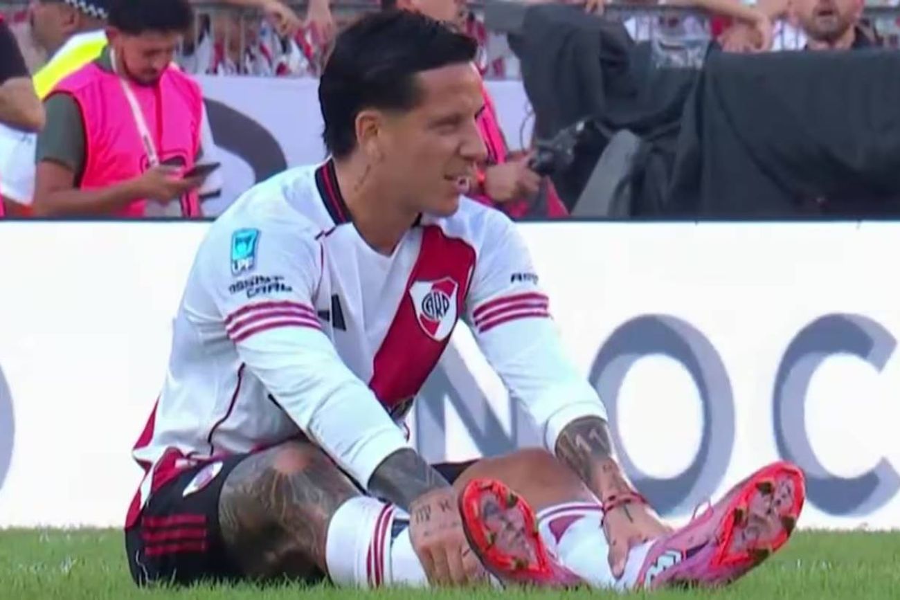 Driussi se lesionó en el Superclásico.