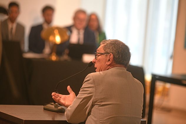 Llanto. En su descargo, Di Santo rompió en llanto. (Ramiro Pereyra / La Voz)