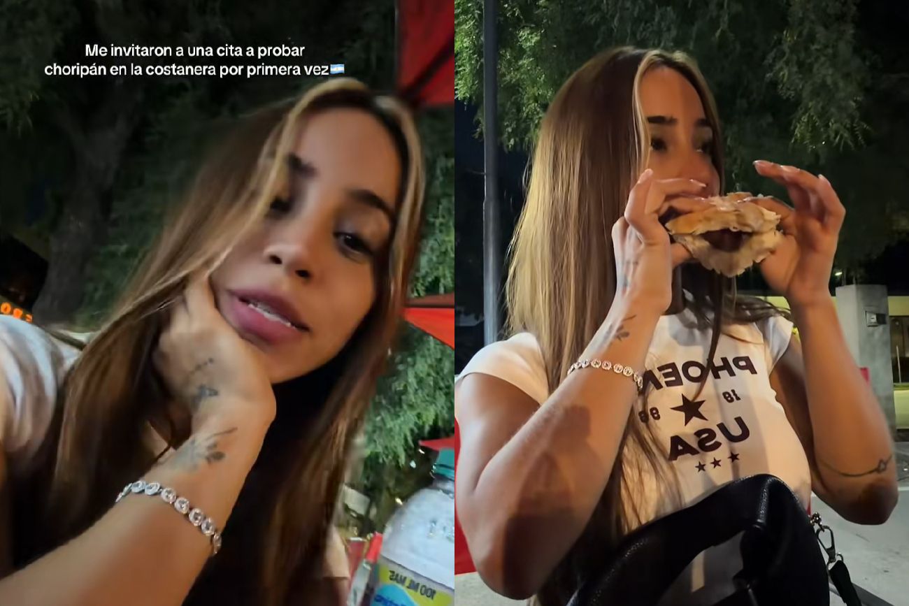 Choripán en la primera cita.