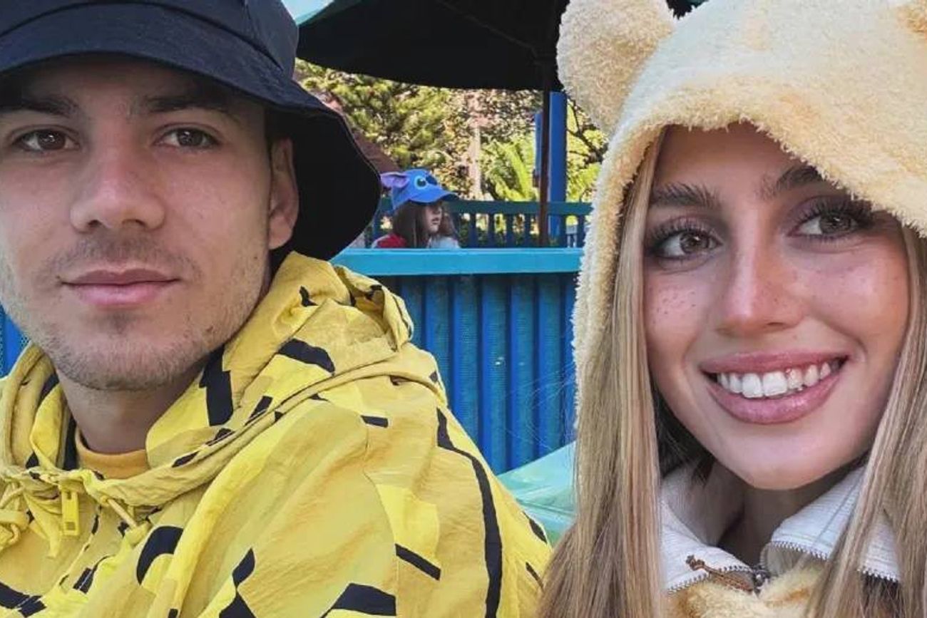 El intercambio entre Morenal Beltrán y su novio Blondel.