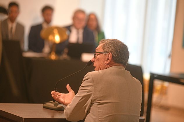 El fiscal Javier Di Santo declara en el Jury por el caso Dalmasso.