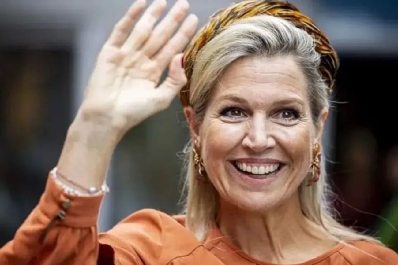 Máxima Zorreguieta marcó tendencia con un look naranja total en Washington.