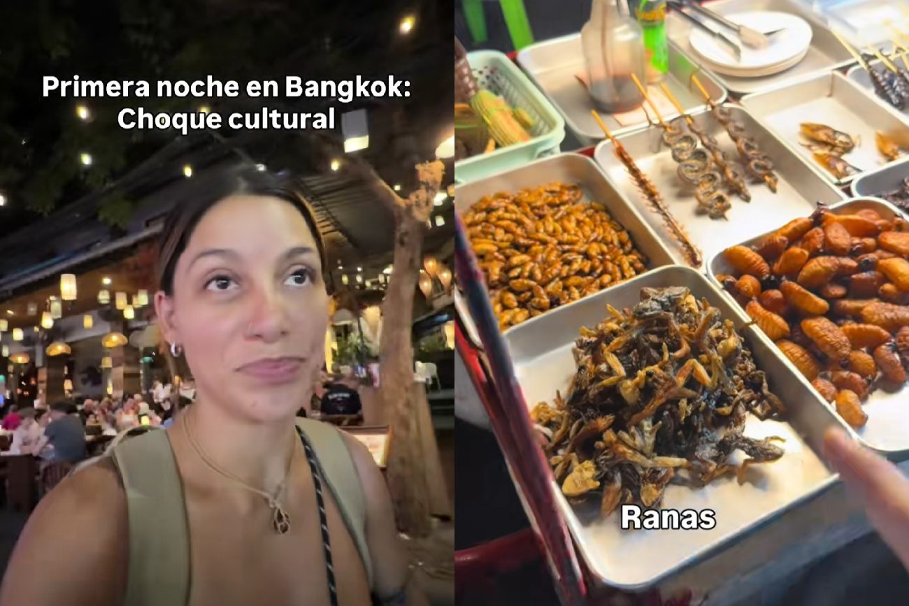 Es argentina, fue a Tailandia y quedó en shock al ver qué venden para comer: "No me animo"