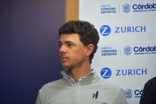 Jorge Fernández Valdés en la presentación del 94°. Abierto del Centro de Golf.