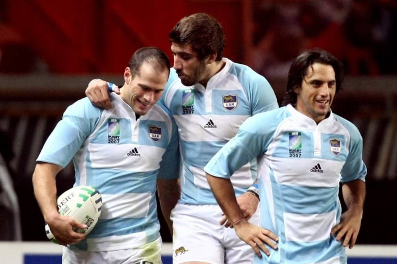 Felipe Contepomi y Agustín Pichot.