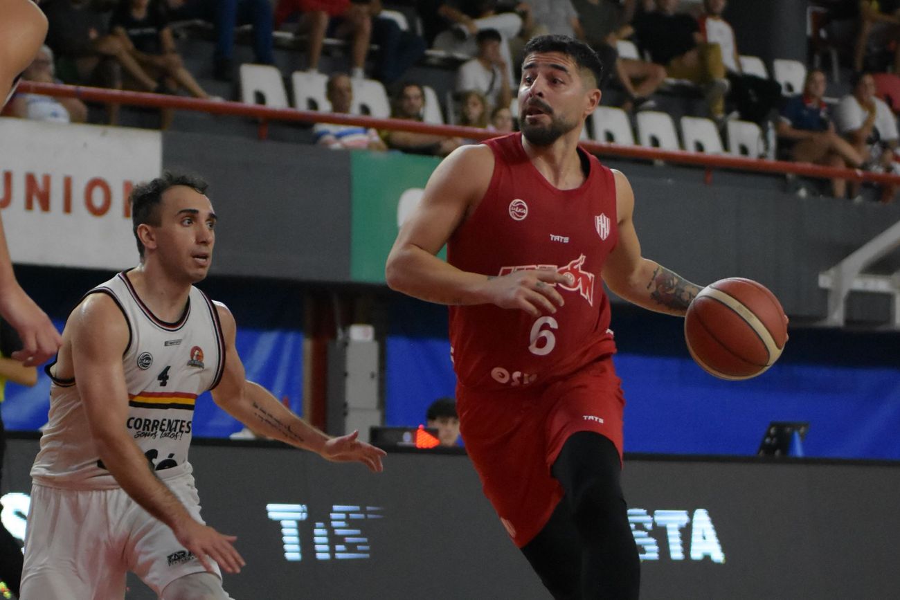 Franco Balbi se suma como refuerzo a Argentino de Junín para jugar la serie por la permanencia de la Liga Nacional contra Atenas. (Prensa Unión)