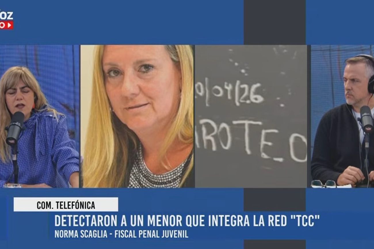 La fiscal Norma Scaglia, en diálogo con La Voz En Vivo, sobre el adolescente cordobés que estaría vinculado con la red TCC. 
