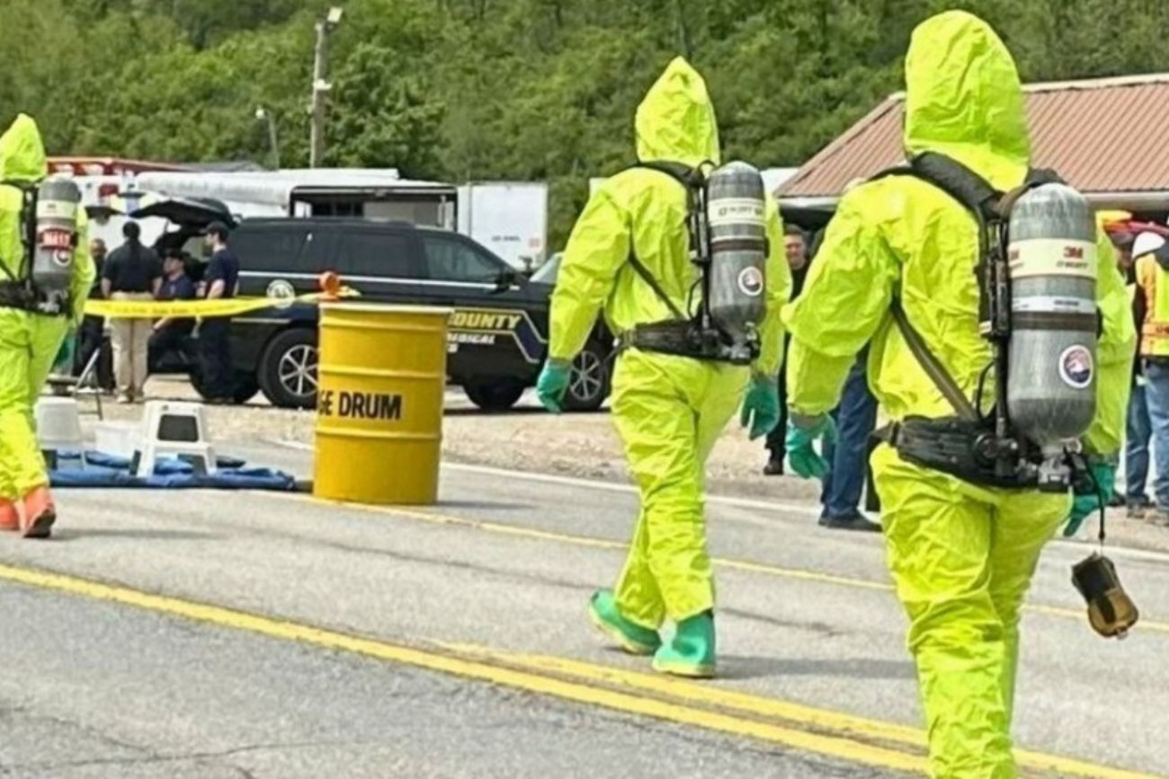 Estados Unidos: fuga química en planta industrial dejó dos muertos y decenas de heridos