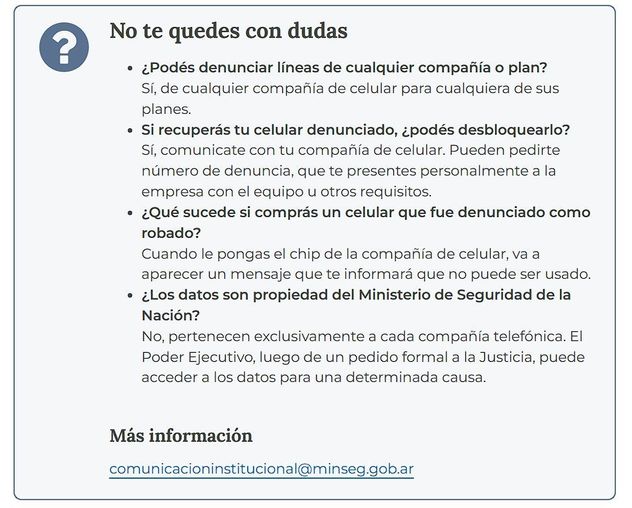 Cómo bloquear un celular robado en Argentina y qué hacer para proteger tus datos.
