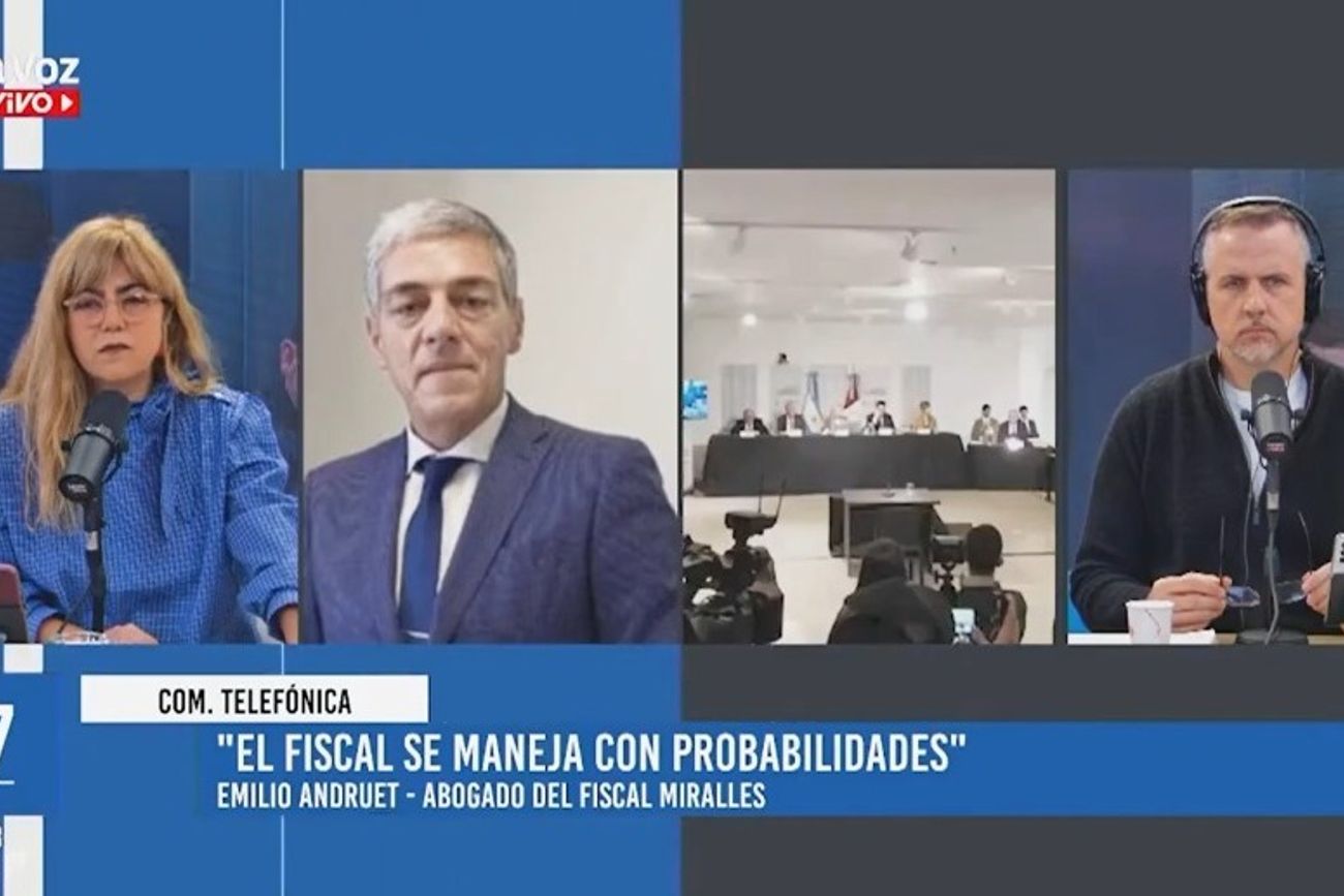 Emilio Andruet, defensor del fiscal Miralles, en el jury de enjuiciamiento por el caso Dalmasso. 