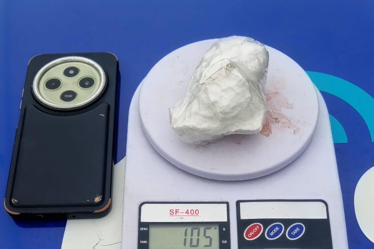 La droga hallada. (Policía)
