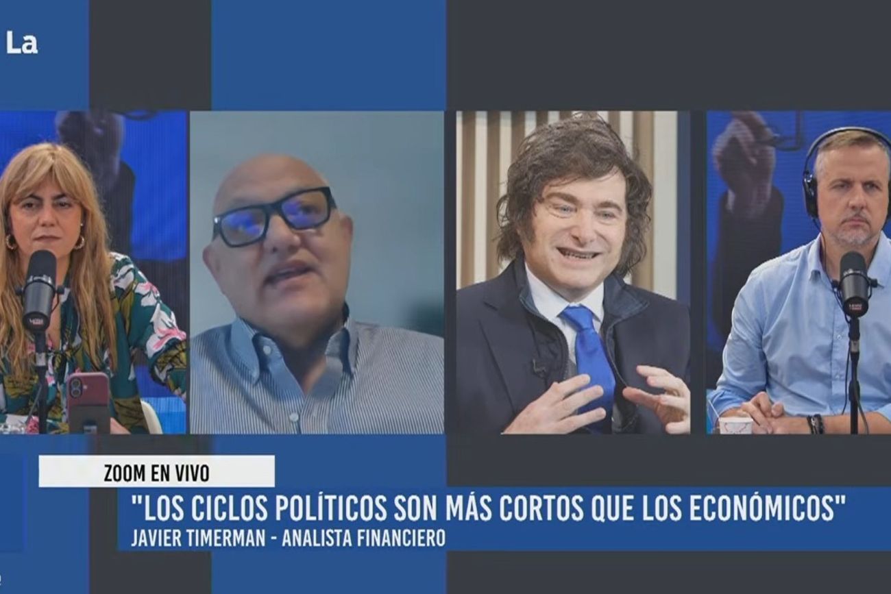 Javier Timerman, en diálogo con La Voz En Vivo sobre la marcha de la economía y el impacto en la caída de la imagen de Javier Milei. 