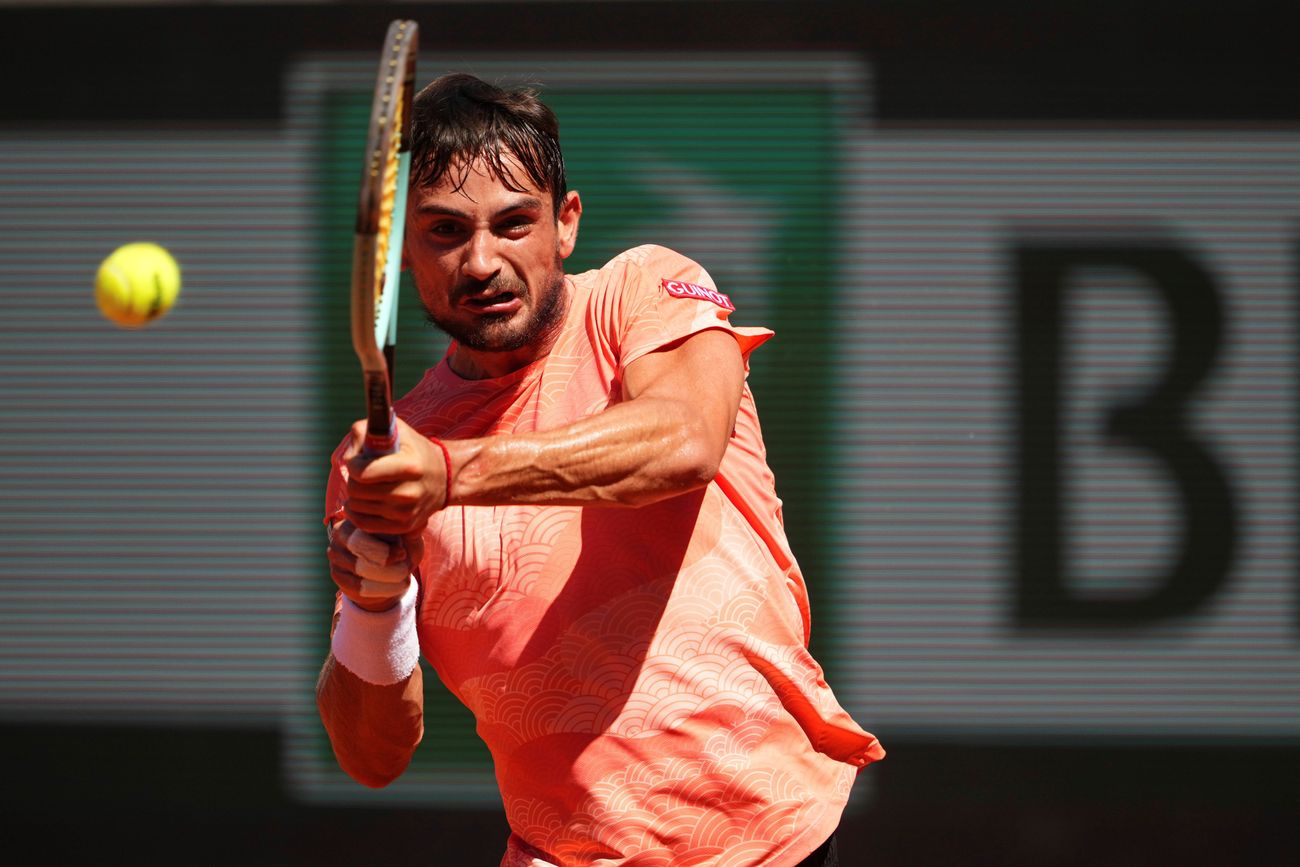  Mariano Navone debutó con un sólido triunfo ante el portugués Nuno Borges en el Masters 1000 de Madrid. (AP)