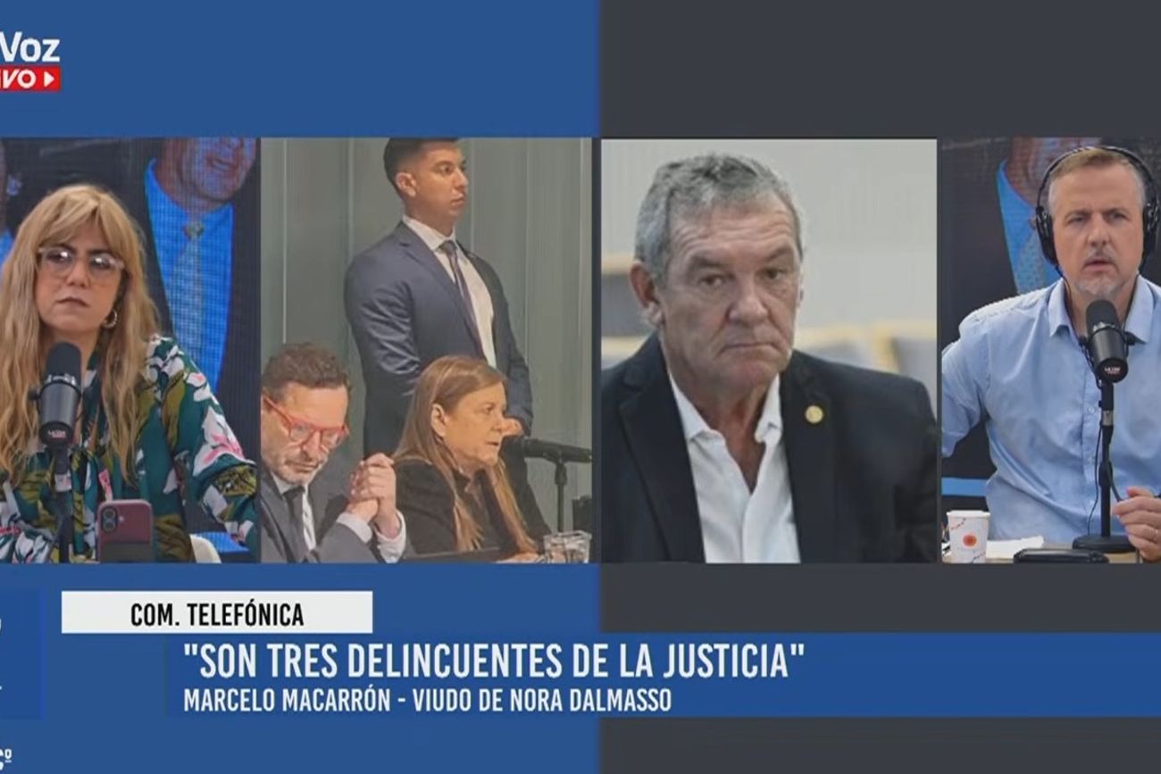 Marcelo Macarrón, en diálogo con La Voz En Vivo. 