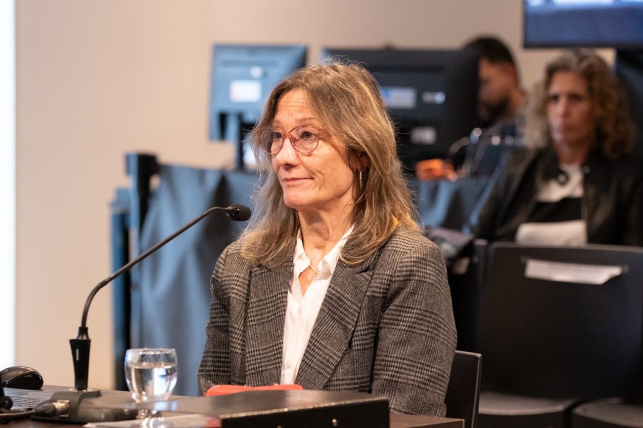 Experta. La genetista Nidia Modesti expuso numerosos datos en un lenguaje técnico elevado, acaso inaccesible para el auditorio de un estrado judicial. (Legislatura)