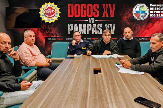 Belgrano - Gimnasia LP. Operativo de seguridad.