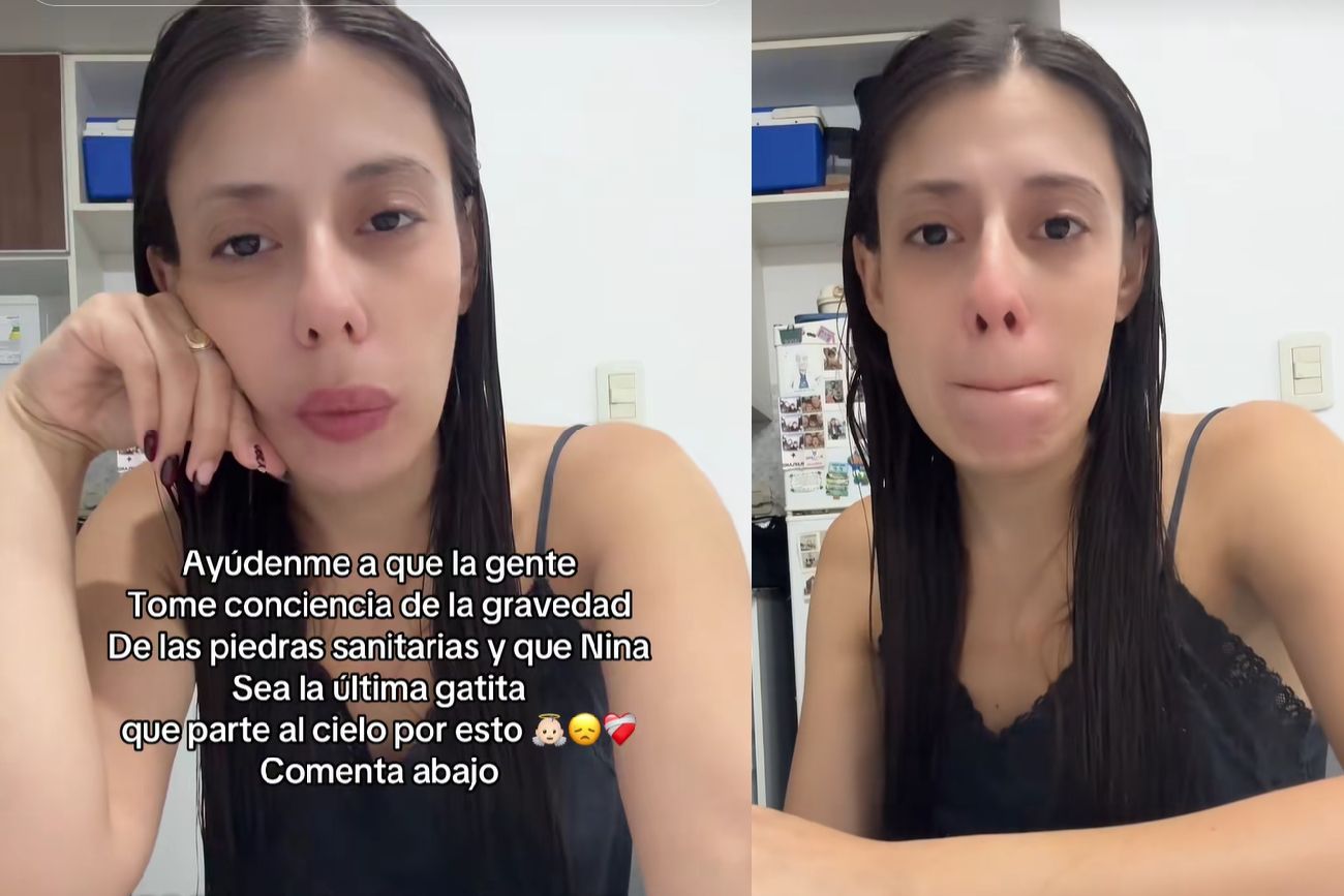 La mujer hizo un TikTok para concientizar.