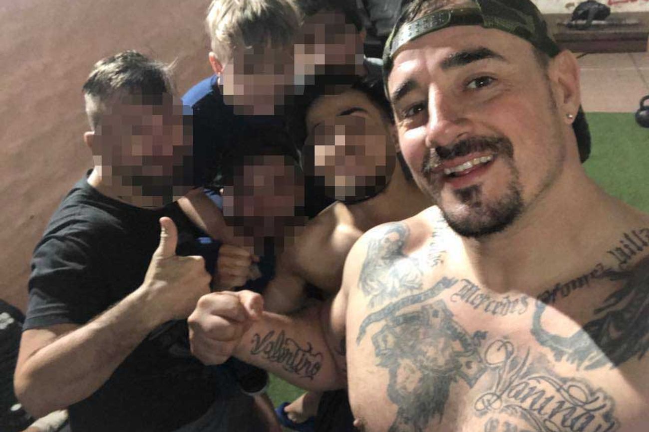Maximiliano "Fofi" Borgonovo, no de los imputados como el presunto jefe de la banda de los "Rompepiernas". 