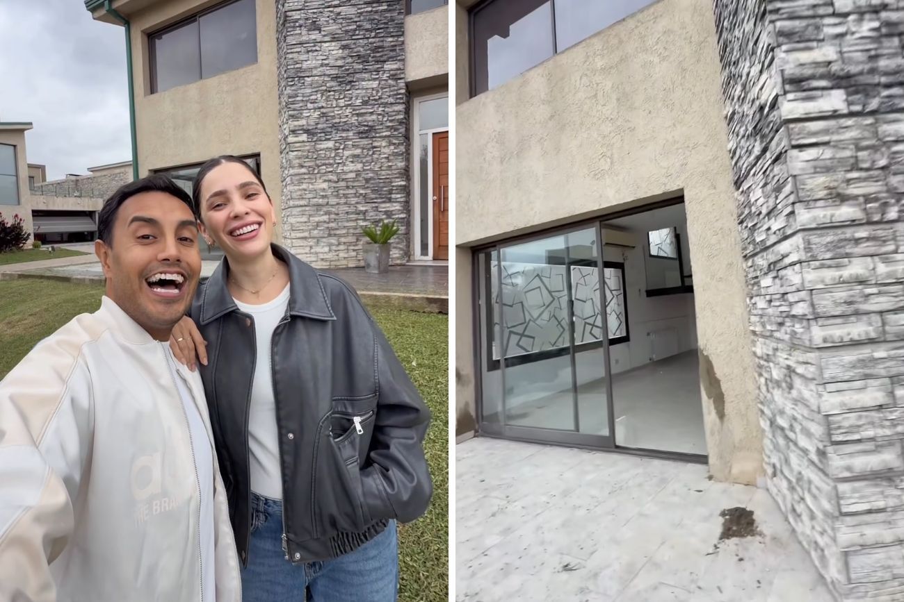 La vivienda de dos pisos está en plena obra, pero ya deja ver espacios amplios, luminosos y pensados para un estilo de vida en las sierras.