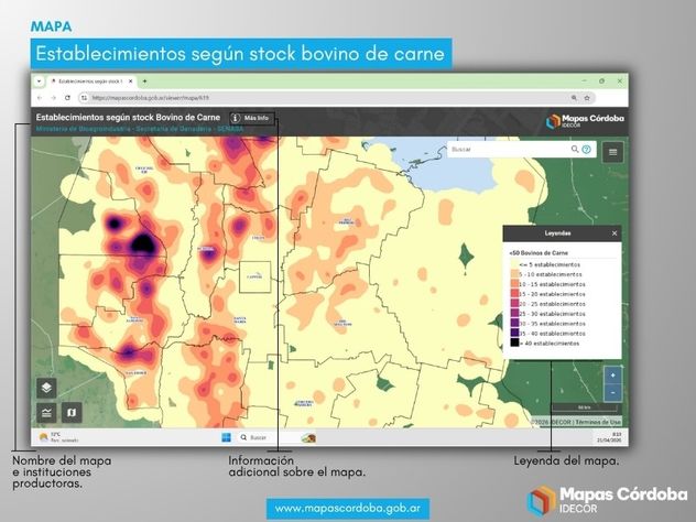 LOS MAPAS DE CALOR. Permitirán identificar zonas estratégicas, orientar políticas públicas y promover un desarrollo más equilibrado en toda la Provincia