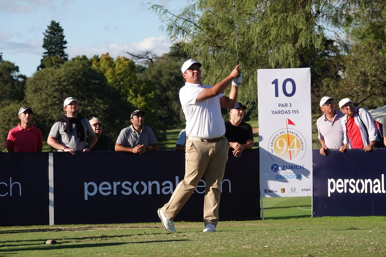 Mateo Pulcini, en el Abierto del Centro del Golf.