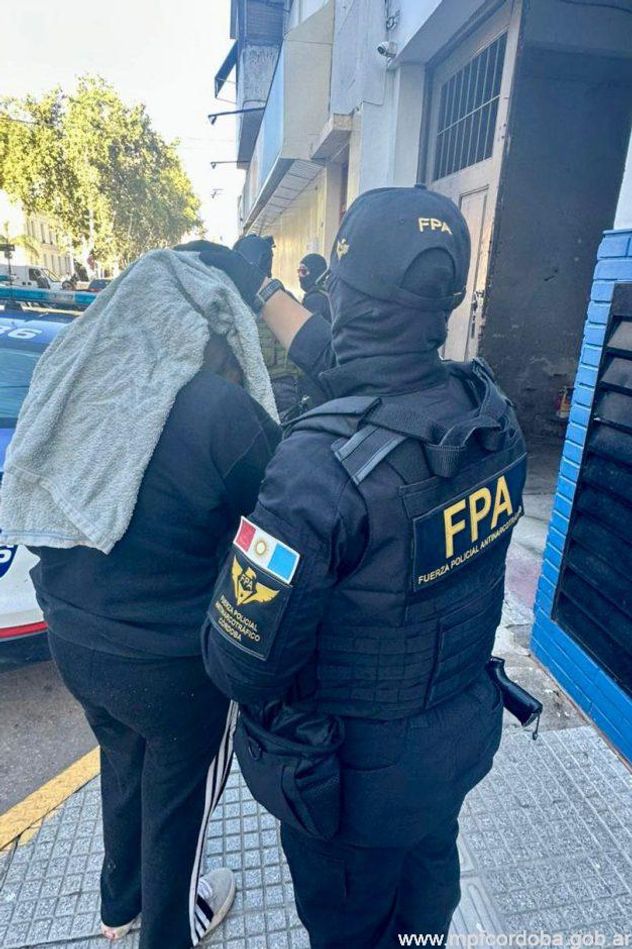 Procedimiento policial este viernes 24 de abril.