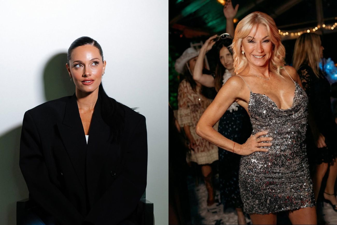 Oriana Sabatini y Yanina Latorre.