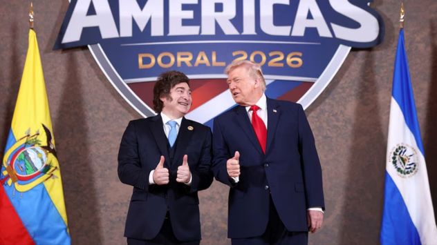 Javier Milei y Donald Trump.