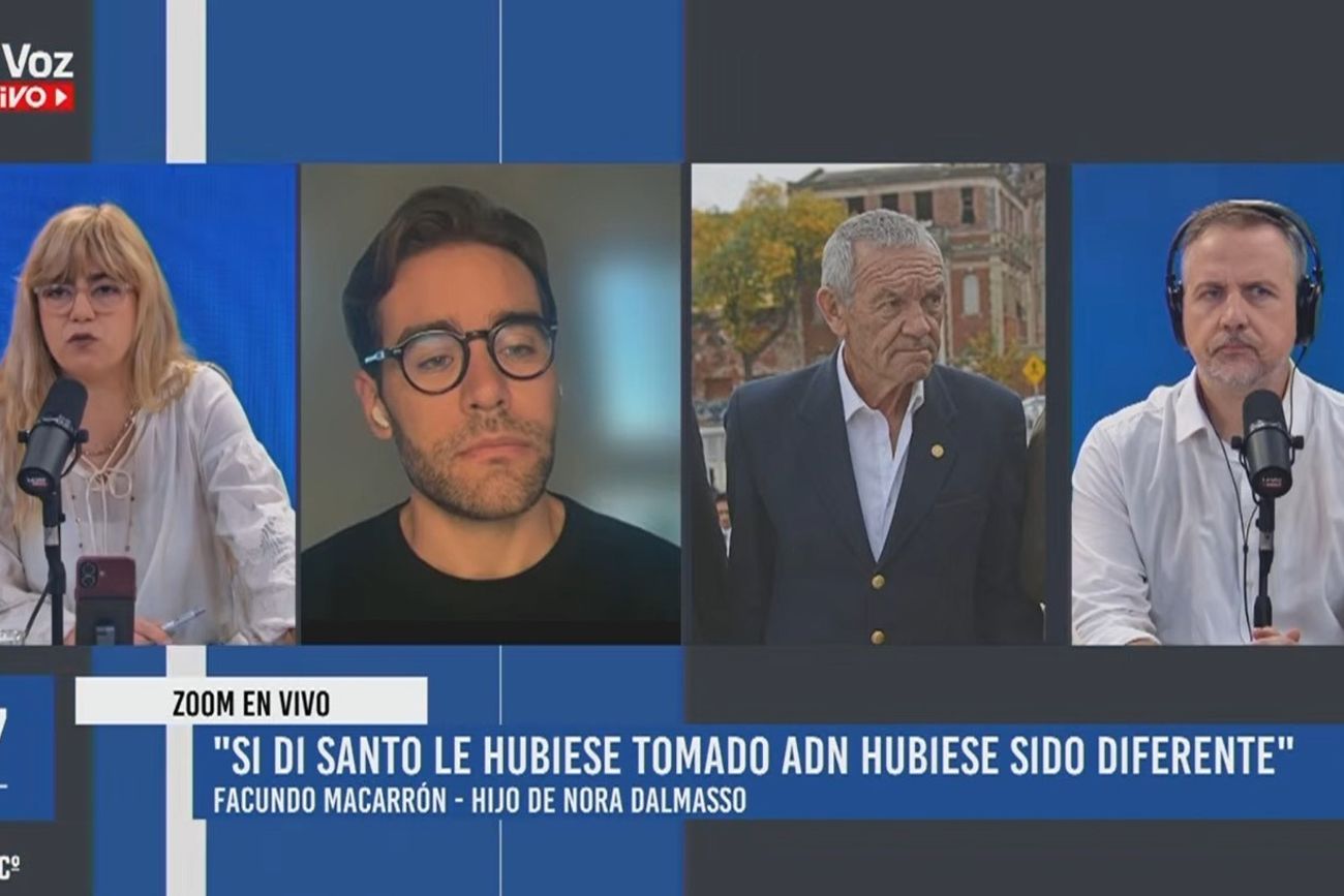 Facundo Macarrón, en diálogo con La Voz En Vivo. 