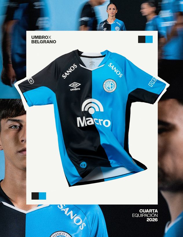 La nueva remera de Belgrano.
