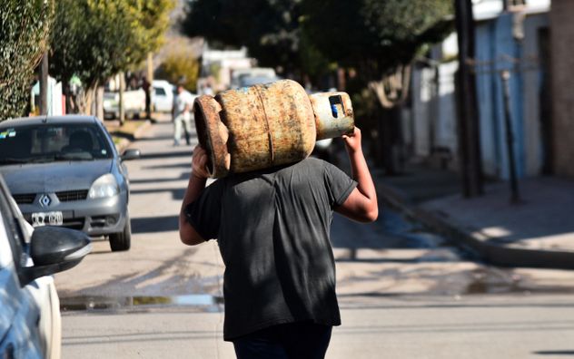 La garrafa de 10 kilos ya cuesta unos $ 20 mil. (La Voz)