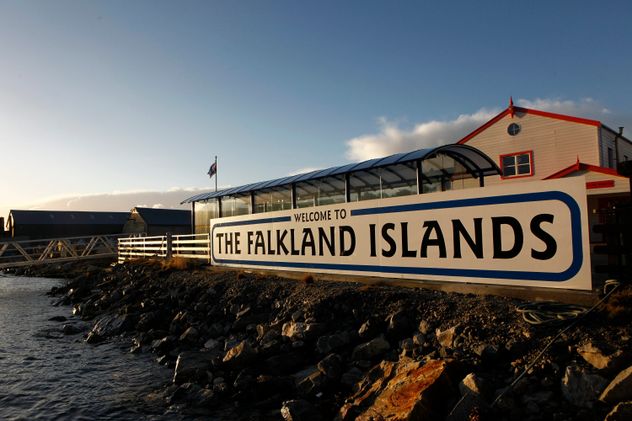 Islas Malvinas. Para los ingleses son las Falklands.