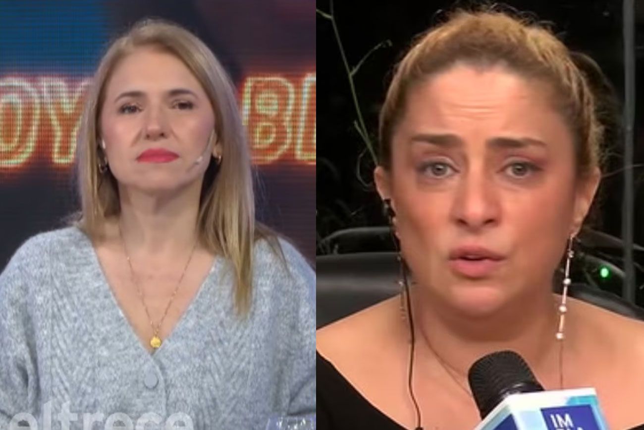 Fernanda Iglesias vs. Maria Julia Oliván. Foto: captura pantalla.