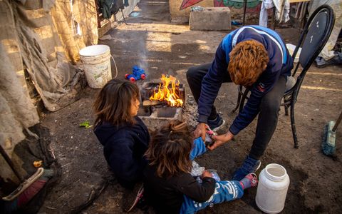 POBREZA. Según el Observatorio de la Deuda Social de la UCA, el 60% de los niños vive en hogares pobres en la Argentina.
