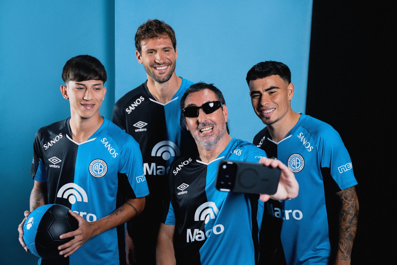 Remera de Belgrano y su presentación.
