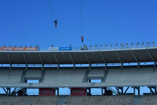Córdoba fue sede de la Copa Mundial de Speedline Highline en el Kempes. 