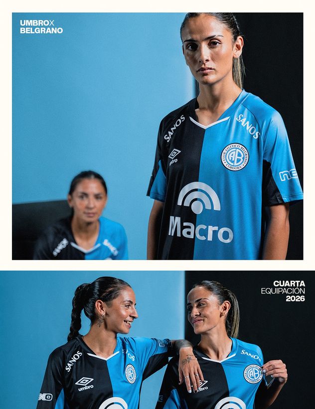 La nueva remera de Belgrano.
