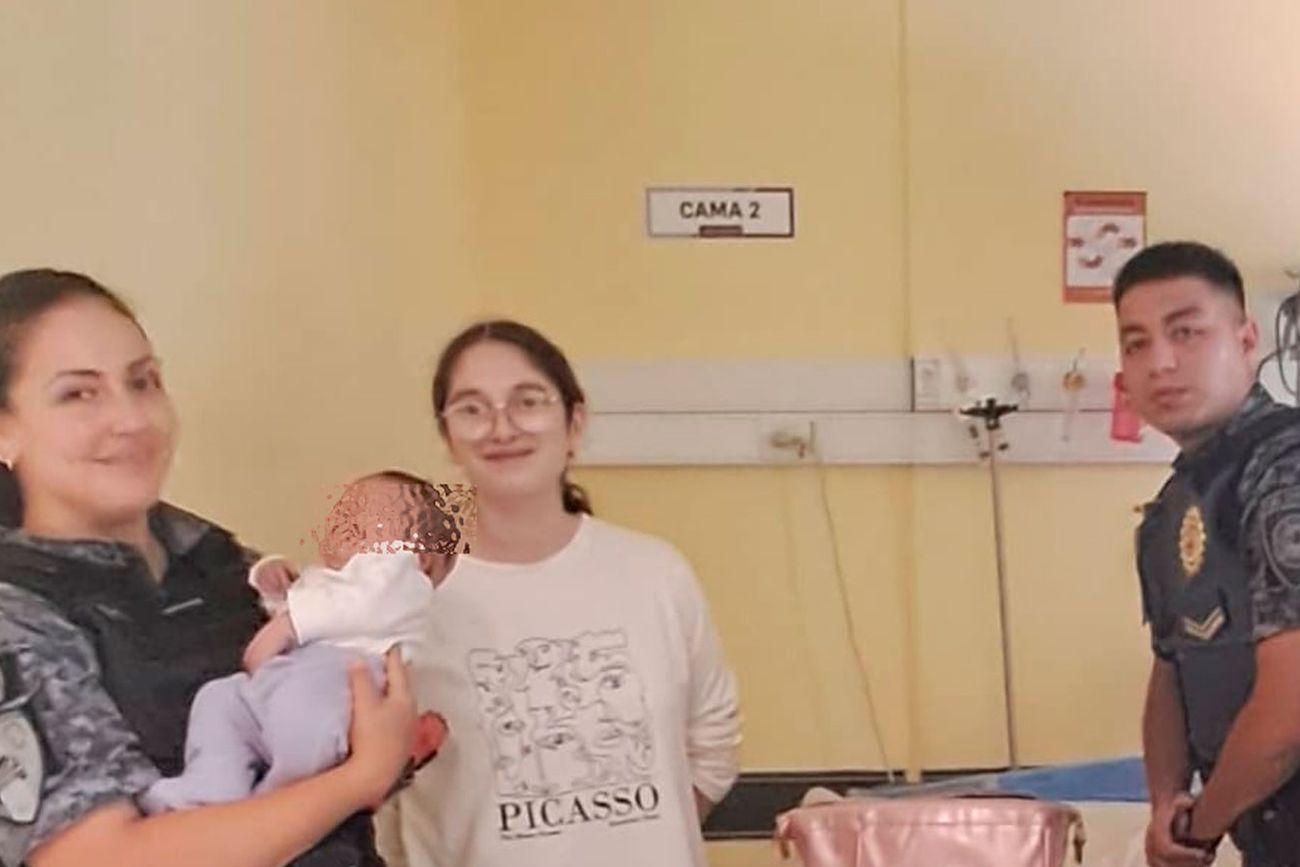 La nena. (Policía)