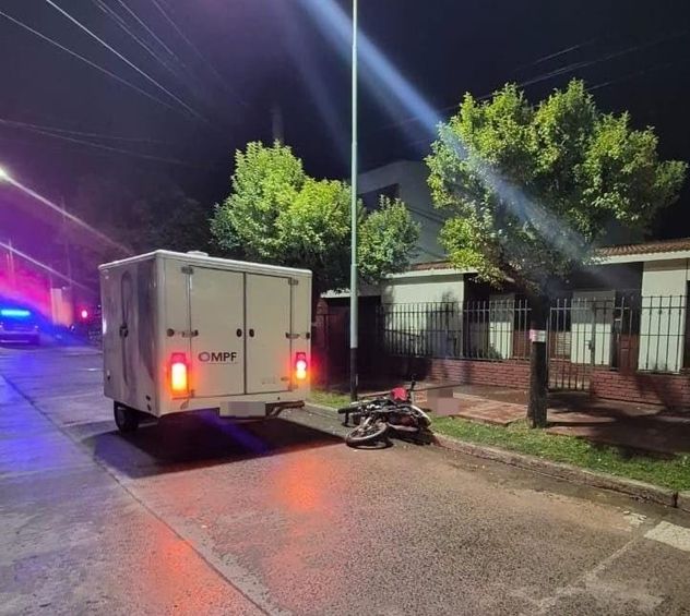 La zona del choque. (Policía)