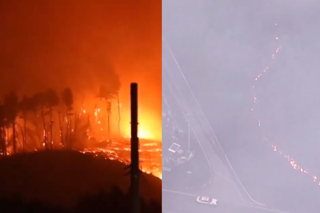 Feroz incendio en Japón 