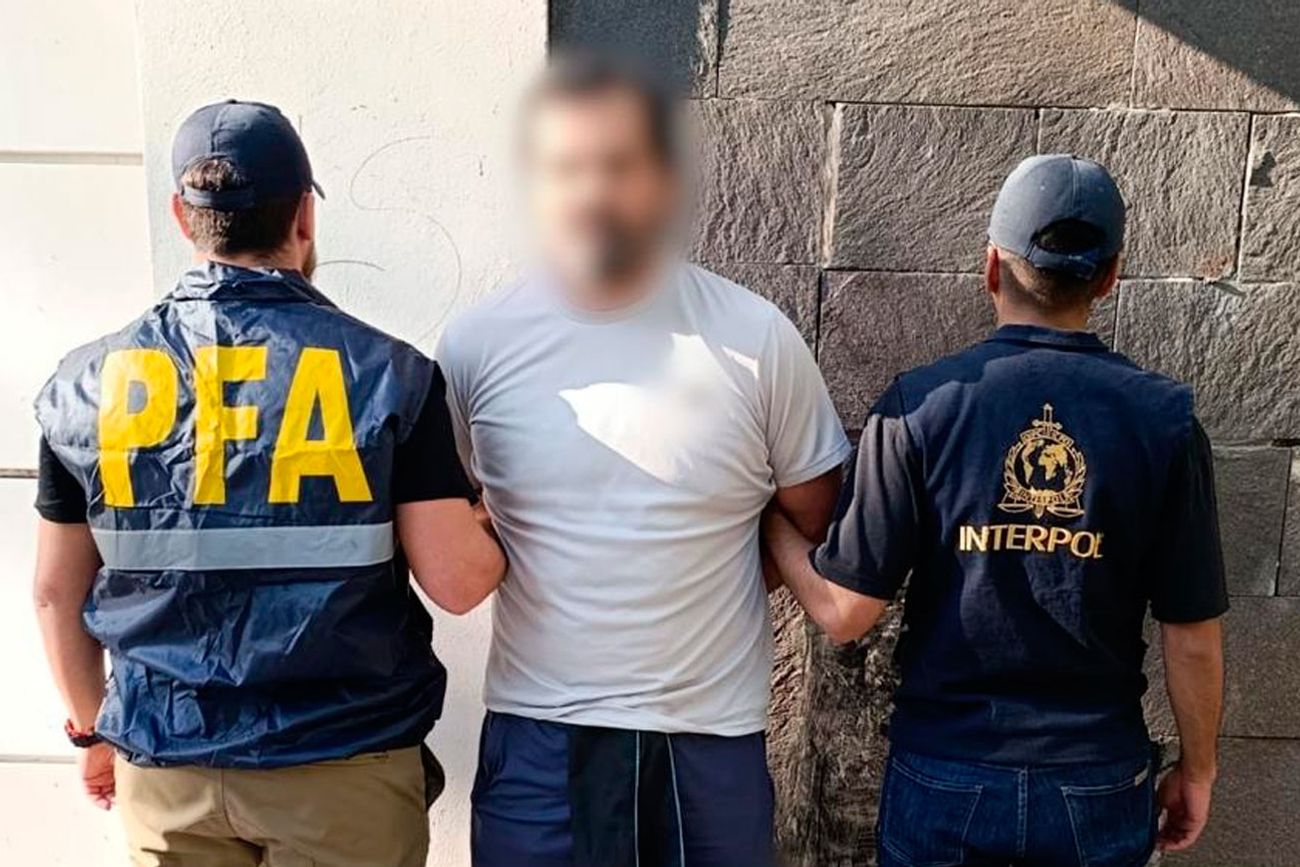 El mejicano que fue detenido. (PFA)