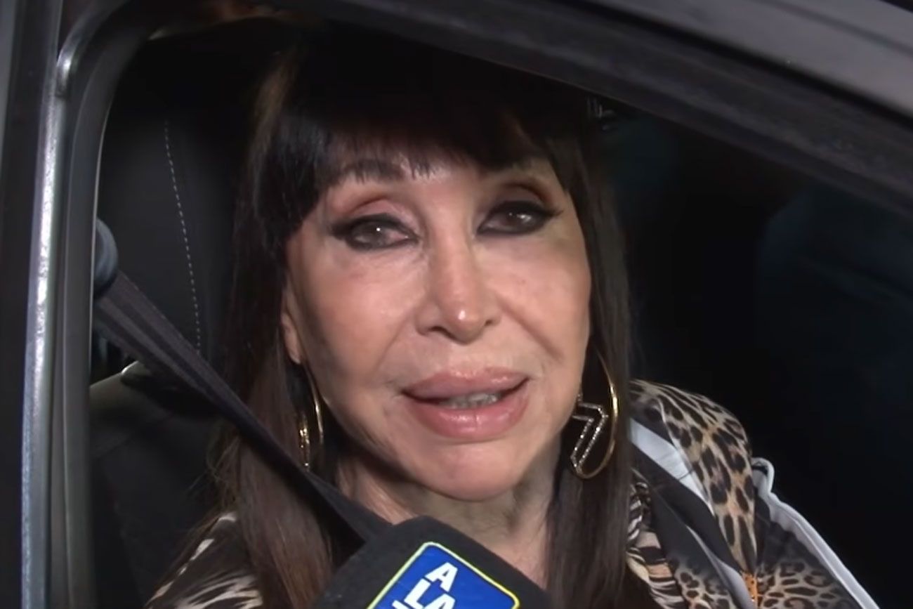 Moria Casán. Foto: captura pantalla.