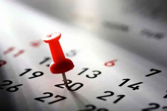 Calendario de días feriados y no laborables con fines turísticos en Argentina. 