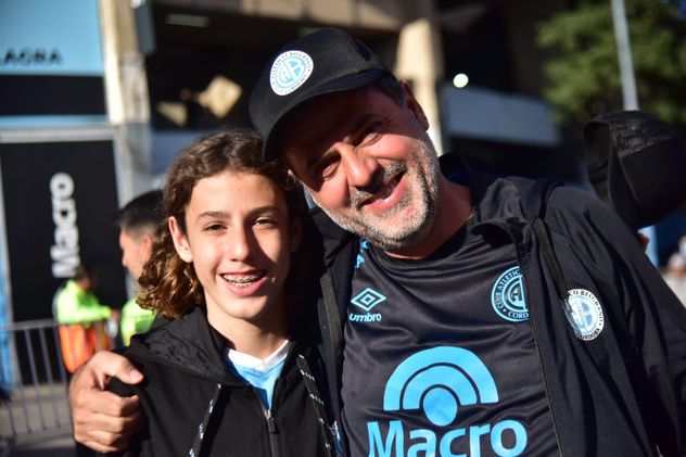 Cara 'e Cancha de Belgrano en la previa del partido con Gimnasia.