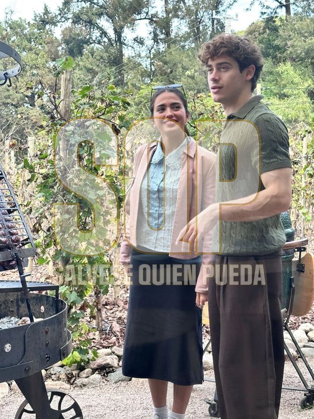 Franco Colapinto y Maia Reficco en la Estancia Vigil