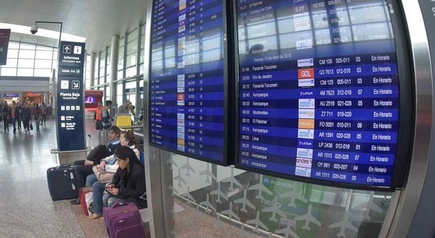 Movimiento en el aeropuerto de la ciudad de Córdoba. 