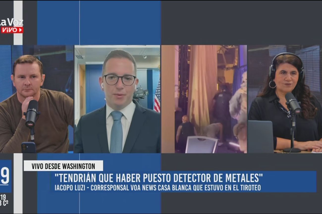  Iacopo Luzi, corresponsal de Voa News en la Casa Blanca