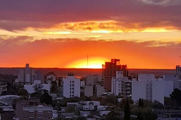 Los atardeceres son únicos en Santa Rosa.